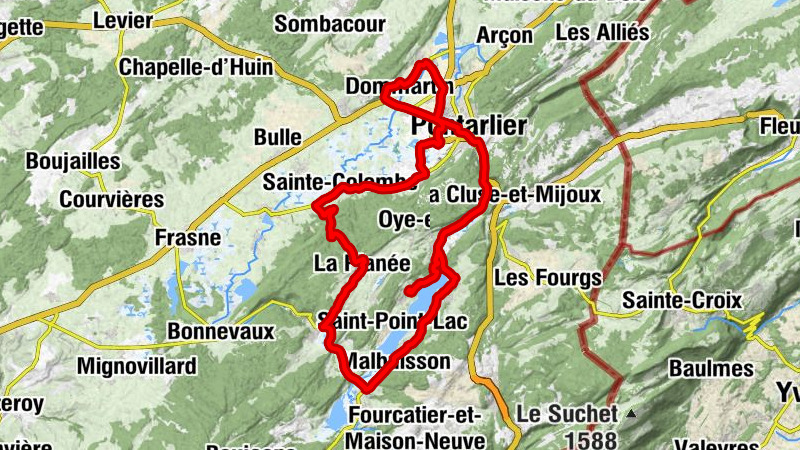 Les Grangettes - Hôtel des Sapins et du Lac - Église Sainte-Brigide - Église Sainte-Colombe