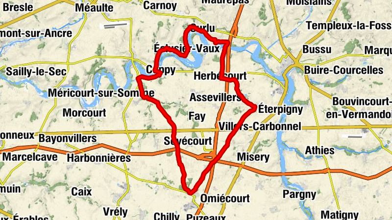 Gare de Froissy Pont - Église Saint-Didier - Église Saint-Rémy - Froissy