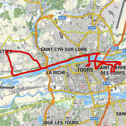 Fondettes - La Riche - Tours - Saint-Pierre-des-Corps