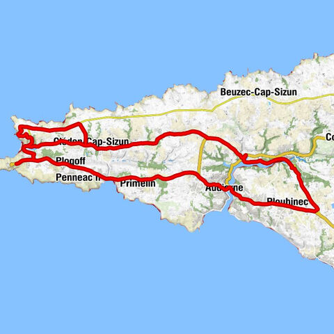 Cléden-Cap-Sizun - Chapelle Saint-Tugdual - Église Saint-Winoc - Chapelle Saint-Yves