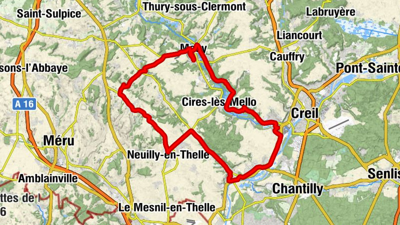 Montataire - Église Saint-Vaast - Église Saint-Martin - Creil