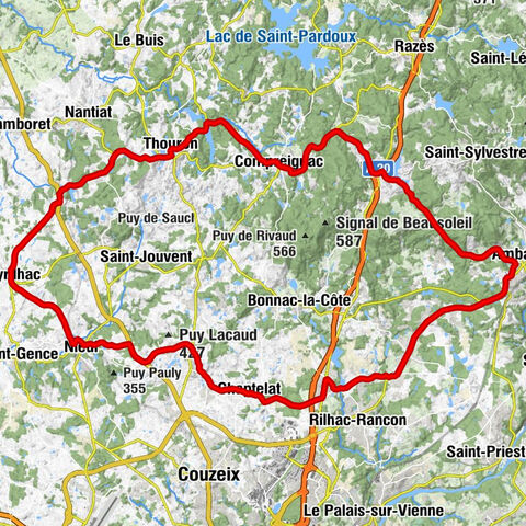 Nieul - Église Saint-Léger - Église Saint-Martin-Sainte-Radegonde - Église Saint-Christophe