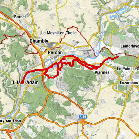 L'Isle-Adam - Parmain - L'Isle-Adam - Persan - Église Saint-Germain-d'Auxerre
