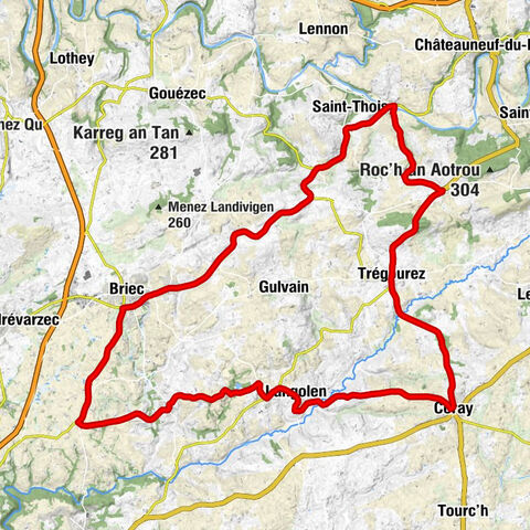 Landudal - Église Saint-Germain Saint-Louis - Église Saint-Edern - Chapelle Notre-Dame de Populo