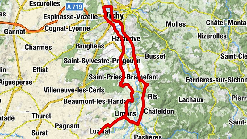 Luzillat - Église Saint-Hilaire - Vichy - Église Saint-Barthélemy