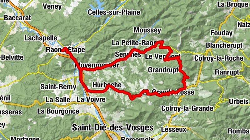 Raon-l'Étape - Église Saint-Gondelbert - Église Saint-Jean-Baptiste - Église Saint-Étienne et Saint-Gengoult