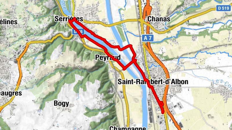 Tulandière Nord - Village Sud - Village Centre - Saint-Rambert-d'Albon