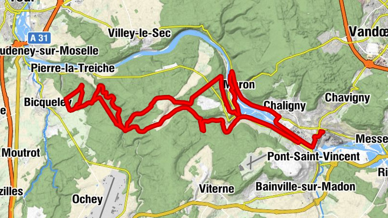Neuves-Maisons - La Table de Manon - Pont-Saint-Vincent - Église Saint-Mansuy