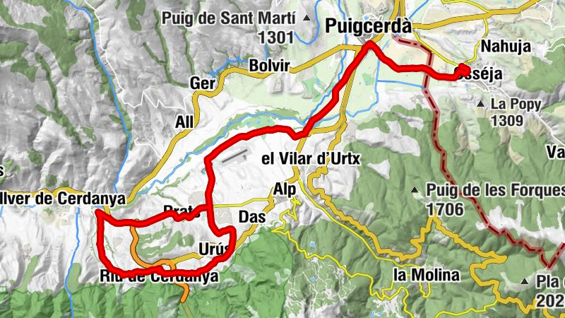 Osséja - Santa Maria de Palau de Cerdanya - Sant Iscle i Santa Victòria de Sanavastre - Sant Serni