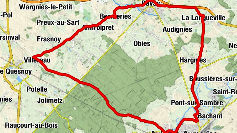 Pont-sur-Sambre - Église Notre-Dame de Quartes - Chapelle Notre-Dame-de-Lourdes - Aulnoye-Aymeries