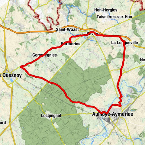 Pont-sur-Sambre - Église Notre-Dame de Quartes - Chapelle Notre-Dame-de-Lourdes - Aulnoye-Aymeries