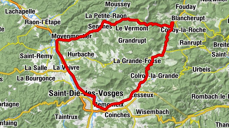 Senones - Église Sainte-Catherine - Col de Saâles - Col du Hantz