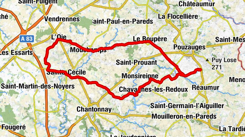 La Bujaudière - Église Saint-Pierre - Église Saint-Joseph - Sainte-Cécile