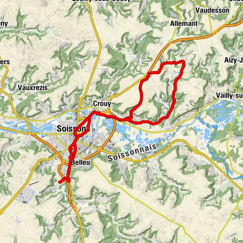 Courmelles - Soissons - Bucy-le-Long - Chapelle Sainte-Marguerite
