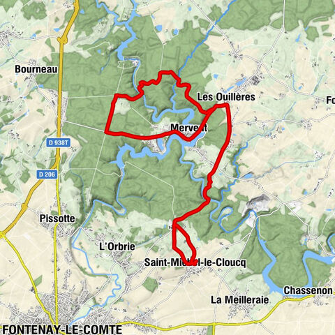 Saint-Michel-le-Cloucq - Église Saint-Michel - La Balingue - Le Gros Roc