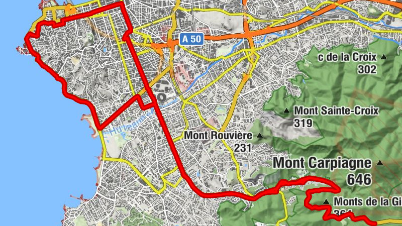 Marseille - Église Saint-Georges - Église Saint-Charles - Castellane