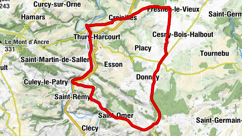 Fresney-le-Vieux - Église de l'Assomption-de-Notre-Dame - Cesny - Les Carreaux
