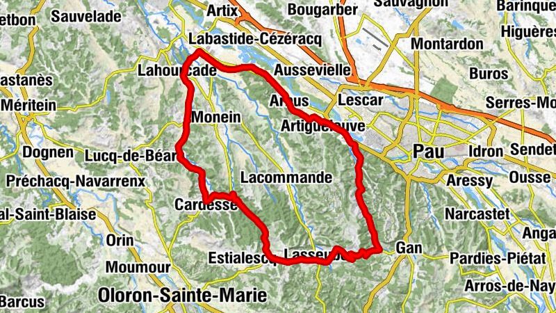 Arbus - Église Saint-Vincent-de-Xaintes - Église Notre-Dame-de-l'Assomption - Lotissement Arc-en-ciel