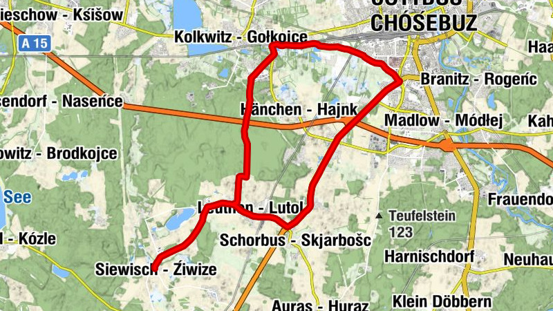 Tanz und Speisegaststätte Hartnick - Leutnant von Leuthen - Kappenberg - Cottbus - Chóśebuz