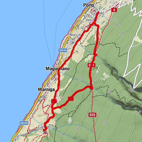 Rundwanderung über Eselspfade zum Geisterdorf Campo