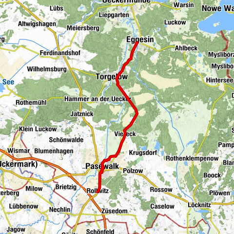 Rollwitz - Pasewalk - St. Otto - Torgelow