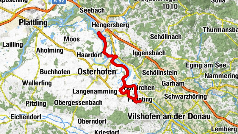 Gasthof Blaue Donau - Zum Alten Bahnhof - Panorama - Frohnleichnam - Kapelle am Guntherweg