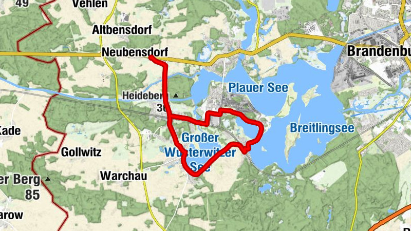 Dorfkirche Woltersdorf - Dorfkirche Wusterwitz - Bellavista - Woltersdorf