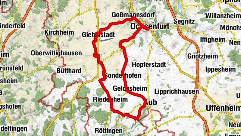 Riedenheim - Wegkapelle - Jehovas Zeugen Ochsenfurt - Nepomuk-Stuben