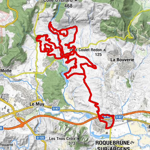 Roquebrune-sur-Argens - Cascade du Gournié - Trou de la Jarre - Les Demoiselles