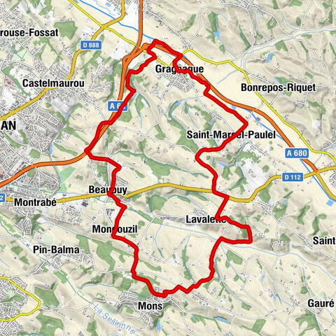 Lavalette - Église Saint-Vincent - Église Saint-Pierre - Saint-Marcel-Paulel