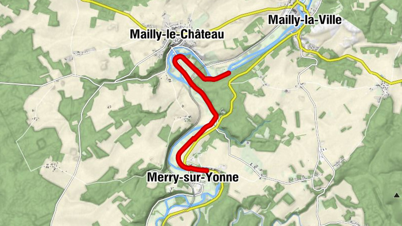 Merry-sur-Yonne - Écluse Ravereau - Mailly-le-Château