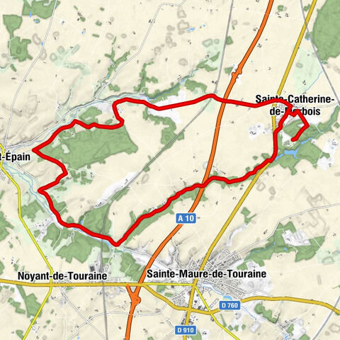 Pré de la Vigne - Sainte-Catherine-de-Fierbois - Le Bourg - Pré des Lisses