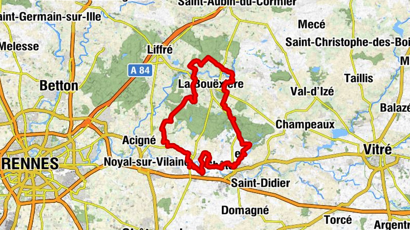 La Bertrie - La Gare - La Croix Texier - Le Lanternier