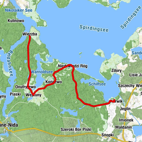 Karwik - Niedźwiedzi Róg - Końcewo - Zydląg