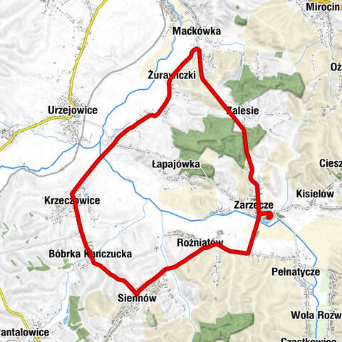 Siennów - Kościół pw. św. Andrzeja Boboli - Kościół pw. Świętego Andrzeja Boboli - Kościół pw. Matki Bożej Różańcowej