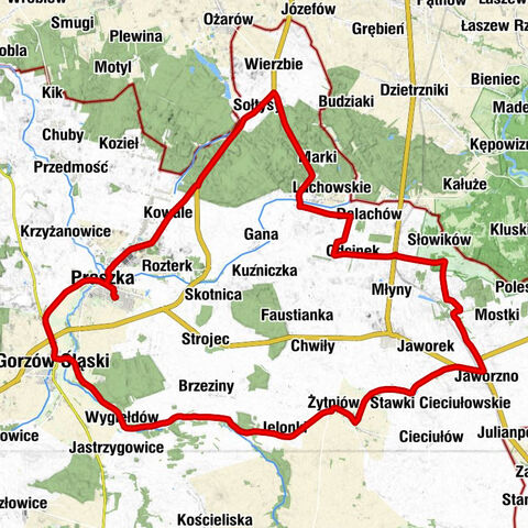 Praszka - Kościół pw. św. Marcina - Kaplica pw. św. Jana Chrzciciela - Gorzów Śląski