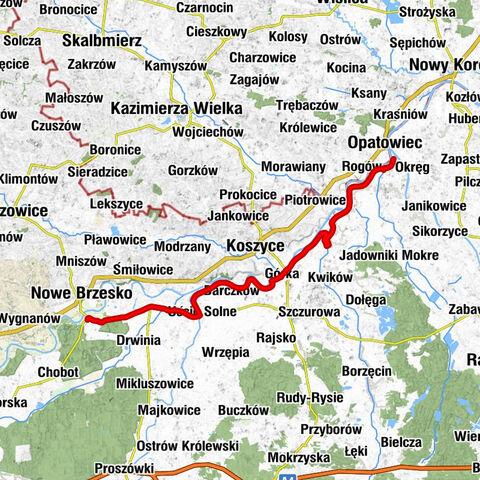 Błonie - Powabno - Budzisko - Jazy