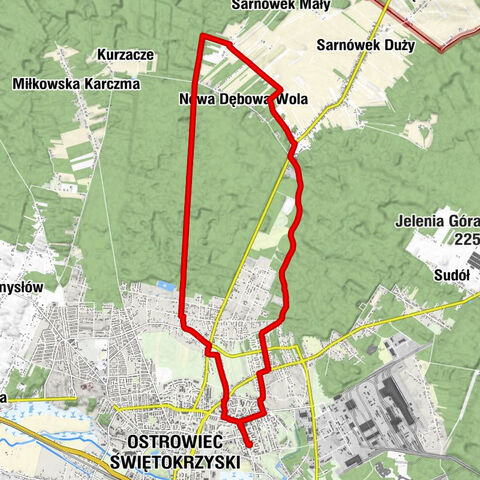 Osiedle Rosochy - Ostrowiec Świętokrzyski - Osiedle Stawki - Rzeczki