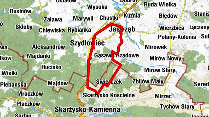 Jastrząb - Kościół pw. Miłosierdzia Bożego - Gąsawy Rządowe