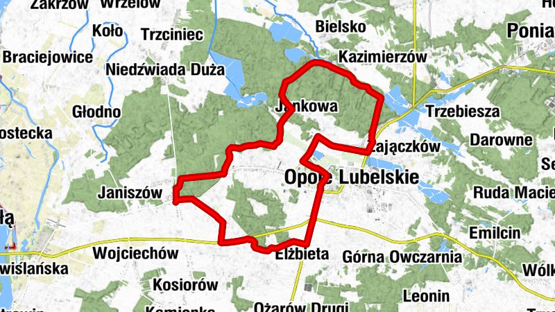 Łaziska-Majątek - Łaziska - Opole Lubelskie - Kaplica filialna w Łaziskach