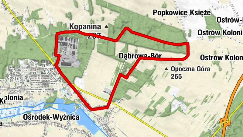 Kraśnik - Dąbrowa-Bór - Czubówka