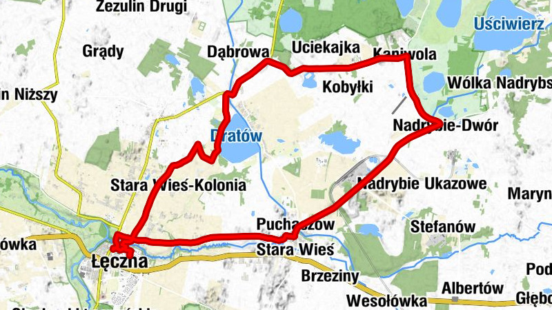 Łęczna - Kościół pw. Świętej Marii Magdaleny w Łęcznej - Przedmieście - Podole