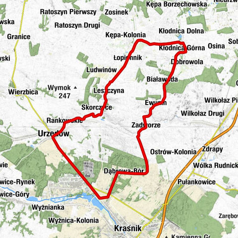 Kłodnica Górna - Kościół pw. Świętego Mikołaja w Urzędowie - Kaplica Matki Bożej Częstochowskiej - Kościół pw. Najświętszego Serca Pana Jezusa (stary)