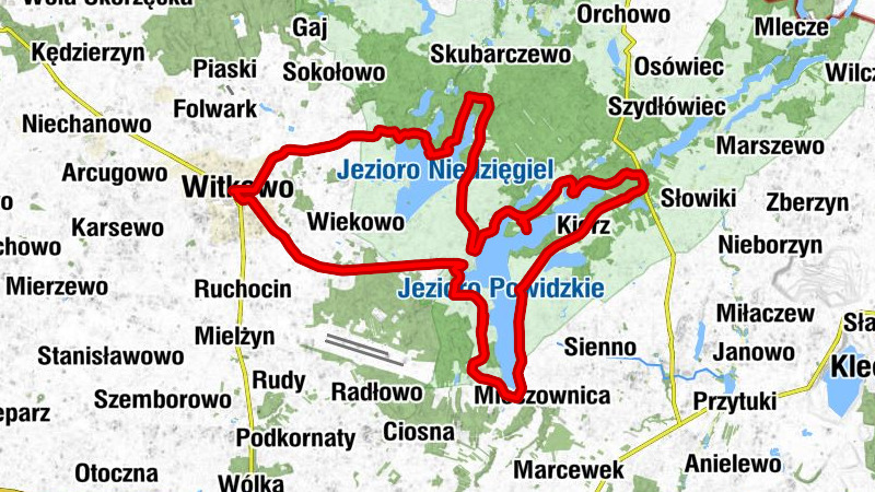Witkowo - Chłądowo - Orla Góra - Kościół pw. św. Mikołaja