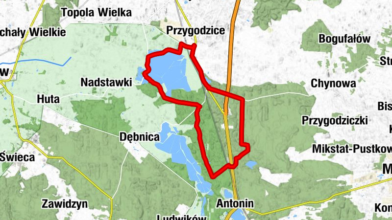 powiat ostrowski - Trzcieliny - Wigwam - Górecznik