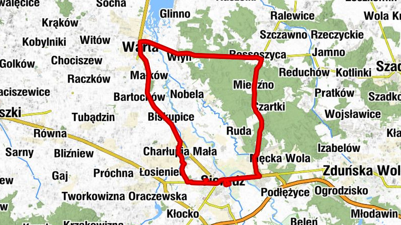 Sieradz - Sanktuarium Matki Bożej Księżnej Sieradzkiej w Charłupi Małej - Kapliczka Najświętszej Maryi Panny