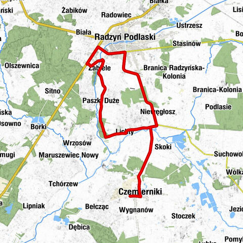 Kaplica cmentarna św. Ludwika - Kościół pw. Świętego Stanisława Biskupa i Męczennika w Czemiernikach - Czemierniki - Radzyń Podlaski