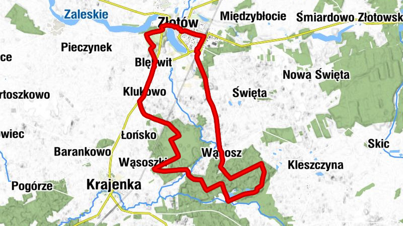 Złotów - Wąsosz - Kościół pw. Świętego Stanisława Kostki