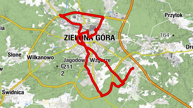 Kościół pw. Św. Mikołaja - Zielona Góra - Kościół pw. Najświętszego Zbawiciela - Kościół pw. Matki Bożej Nieustającej Pomocy