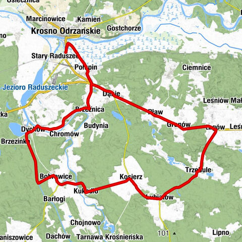 Karcze - Kościół pw. Świętej Jadwigi Śląskiej - Kościół pw. Najświętszego Serca Jezusowego - Kościół Nawiedzenia NMP